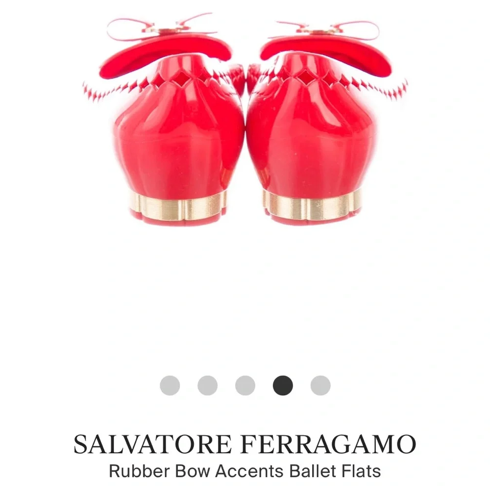 Salvatore Ferragamo Red shoes. EUC. Size 7 - Picture 4 of 4